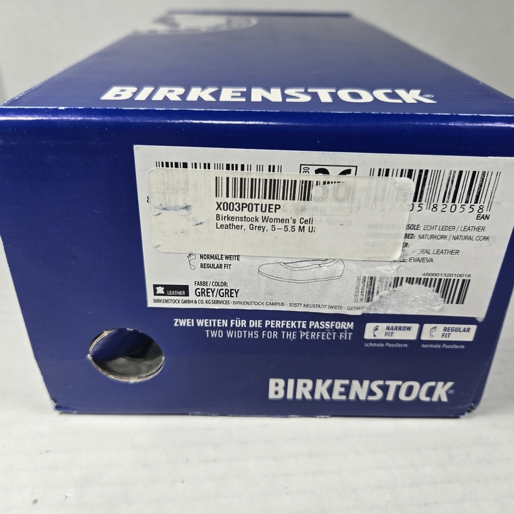 Birkenstock Celina Leather Ballet Flat SlipOn Gray Shoes Size EU 36 US 5-5.5 Reg - Picture 9 of 9